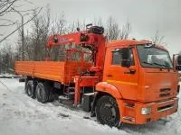 Бортовой Камаз 65115 С манипулятором КМУ Kanglim KS1256G-II